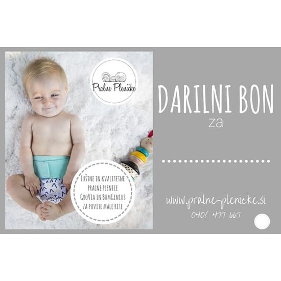Darilni bon Pralne pleničke