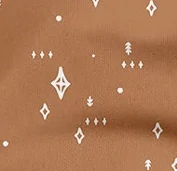 Enobarvna rjava zvezde