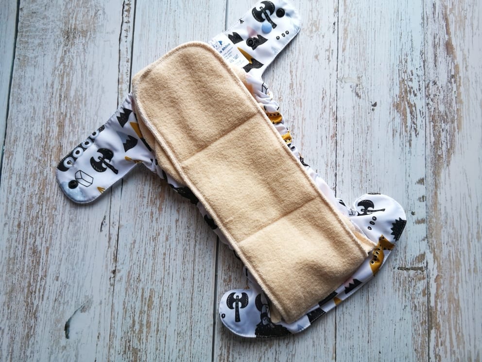 Little Rhino EVO AIO OS FIT bombaž tip A - pralna plenica - slika 2