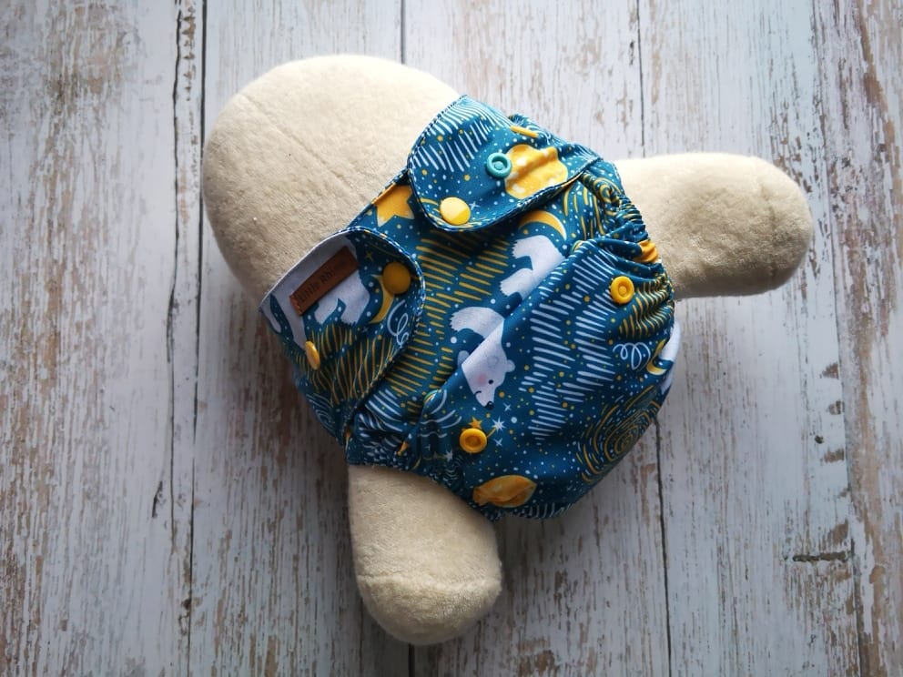 Little Rhino - prekrivne hlačke mini OS - ZADNJI KOSI - slika 4