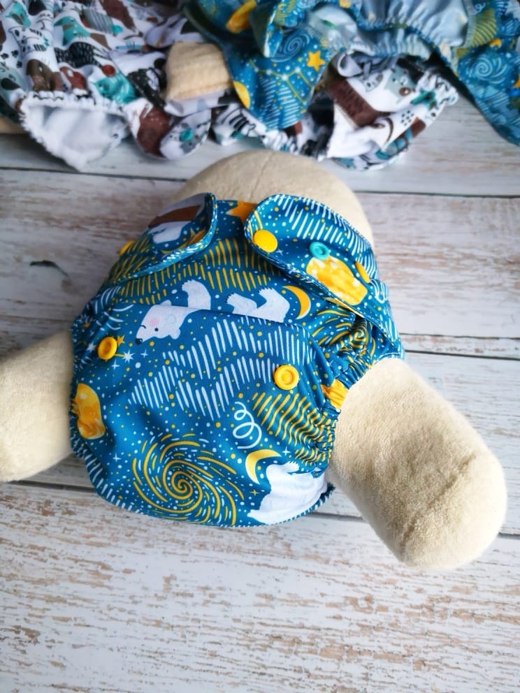 Little Rhino - prekrivne hlačke mini OS - ZADNJI KOSI - slika 5