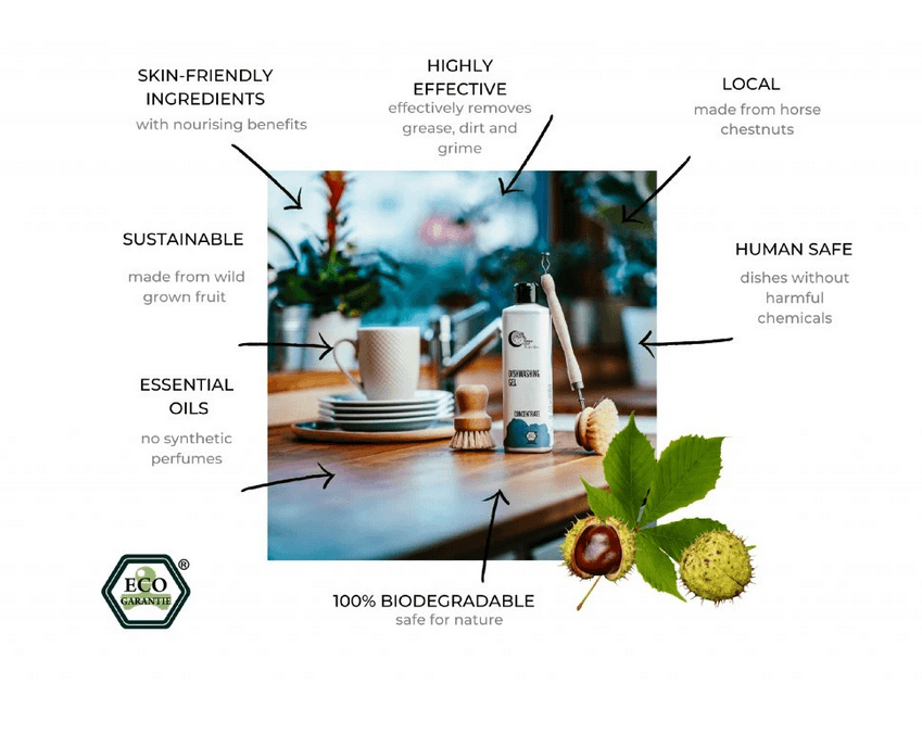 Tekoči detergent za ročno pomivanje posode Terra Gaia - slika 4