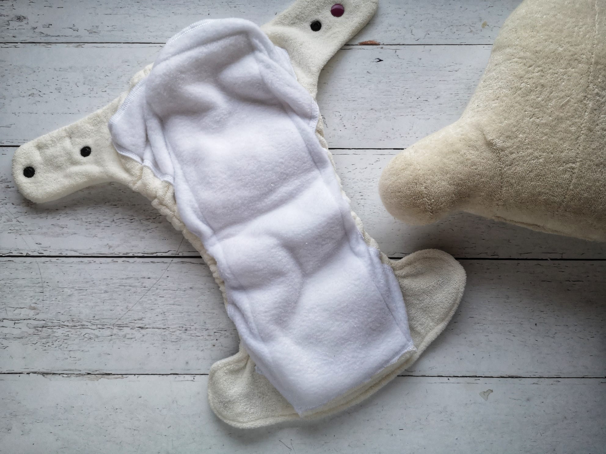 Little Rhino krojena OS Fit s flisem – pralna plenica (potrebuje hlačke) - ZADNJI KOSI - slika 8
