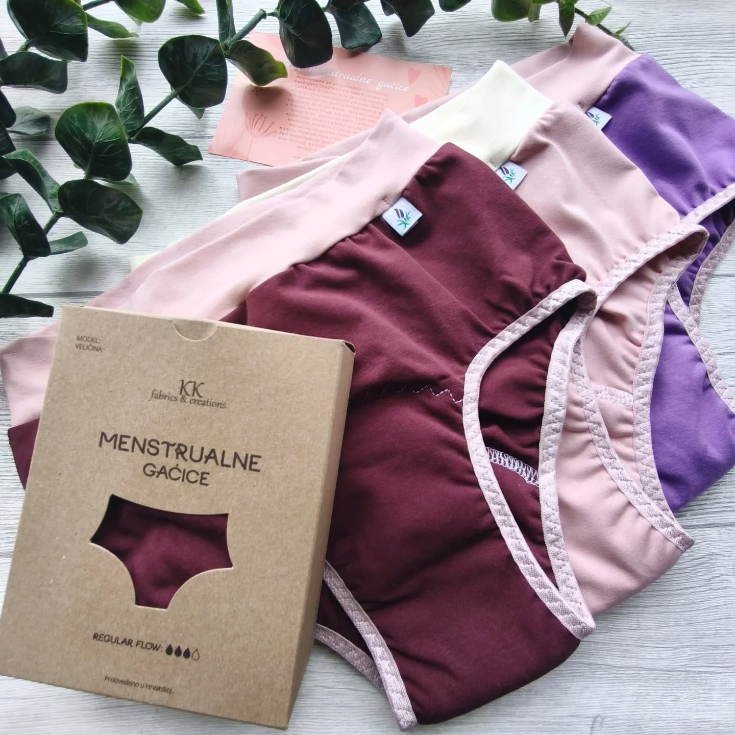 Menstrualne hlačke KK fabrics & creations - različne - slika 3