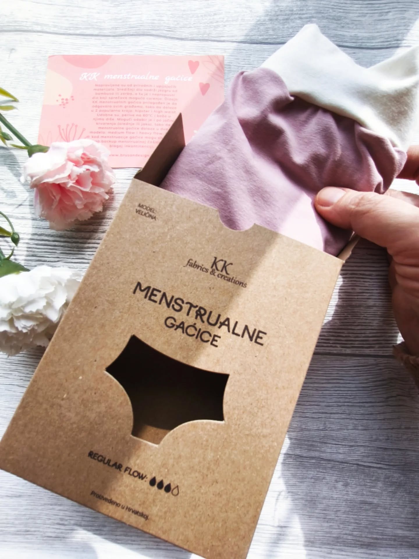 Menstrualne hlačke KK fabrics & creations - različne - slika 4